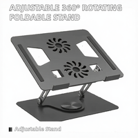 Support de tablette portable en métal réglable à 360 degrés, support pliable pour tablette PC