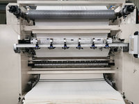 Máquina Automática para Fabricar Pañuelos Faciales con Transferencia Automática de Papel, Plegado PLC y Motor, 1000 Hojas/Línea/Min