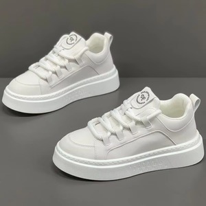 Zapatillas Deportivas de Malla Transpirable con Cordones para Hombre, Primavera 2025, Blancas, con Suela Gruesa, Casuales, Modernas y Versátiles - Product Image 3