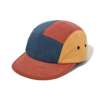 Casquette de baseball unisexe en velours côtelé, style vintage rétro, douce, multicolore, avec lettres, pour l'extérieur et décontractée