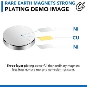 แม่เหล็กนีโอดิเมียมแบบแบนขนาด2x1 3x2 4x2 5x3 6x2 8X2 10x2 12x3 - Product Image 4