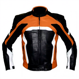 Custom Made Genuine Leather Motorcycle Winter <b>Jackets</b> OEM 100% Original <b>Men</b> Leather Motorbike <b>Jacket</b> Auto Racing & <b>Biking</b> Wear - Product Image 1