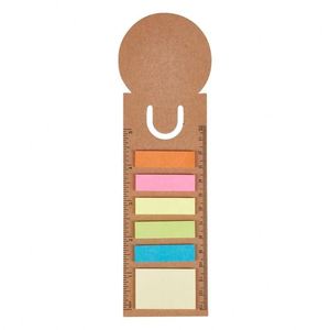 Classic Eco Recycled Kraft Cardboard <b>Notepad</b> <b>Sticky</b> Notes Index Bookmark Promotional Office Supply Custom Logo Business Style - Product Image 4