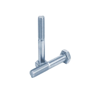 Parafuso Sextavado de Aço Carbono Grau 4.8 8.8 10.9 12.9 com Revestimento de Zinco Azul e Branco DIN933 DIN931 - Estoque de Fábrica M6 M8 M10 - Product Image 6