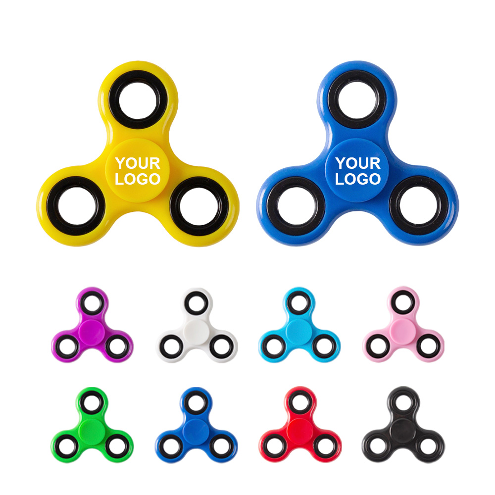 Promotional Custom Logo Fidget Spinner Stress Relief Toy Spinner Small Gift Advertising Gift For Wholesale