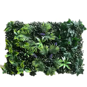 Piante artificiali sempreverde personalizzate muro di erba stile giungla tropicale pianta artificiale verde sfondo appendere la parete della pianta
