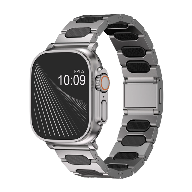 Men's Luxury Lightweight Skin friendly Titanium Smart Watch Strap Phone Strap Suitable for Apple Ultra Watch Series 10 9 8 7 6