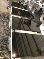 Pierre de basalte noir de Mongolie, granit poli et flammé, grande dalle moderne pour la décoration des murs et des sols, à prix compétitif