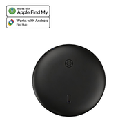 Etiqueta Inteligente de Doble Sistema OEM Compatible con Apple Find My y Google Find Hub, Rastreador Antipérdida Ultrapequeño para Collar de Mascotas/Llaves/Bolsa