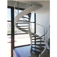 DAIYA loft escaliers avec semelle en bois escalier en spirale
