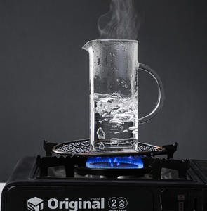 Vente en gros de cafetière à <span class=keywords><strong>lait</strong></span> théière en verre à piston résistant à la chaleur cafetière presse française - Product Image 3