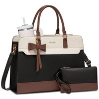 LOVEVOOK Sacs à bandoulière de luxe personnalisés avec logo, grande capacité, imperméables, pour le travail, le bureau, les infirmières, sacs fourre-tout pour ordinateur portable 15,6 pouces