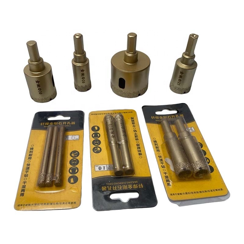 12 Piece Diamond Drill Bit Hole