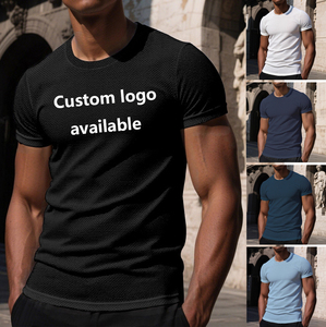 T-shirt Unisex Premium in Maglia di Nylon a Rete da 180g, a Maniche Corte, Girocollo, Sportiva, Vestibilità Regolare, Tinta Unita, Anti-Piega per Asciugatura Rapida - Product Image 1