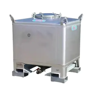 Forward-equipo de almacenamiento de productos químicos, tanque de agua de acero inoxidable IBC, 500L/1000L/2000L/3000L