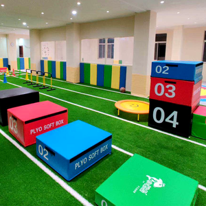 <span class=keywords><strong>Gazon</strong></span> synthétique de qualité supérieure en PE pour la décoration des jardins, des gymnases et des pelouses, par MATLAB Landscape - Product Image 4