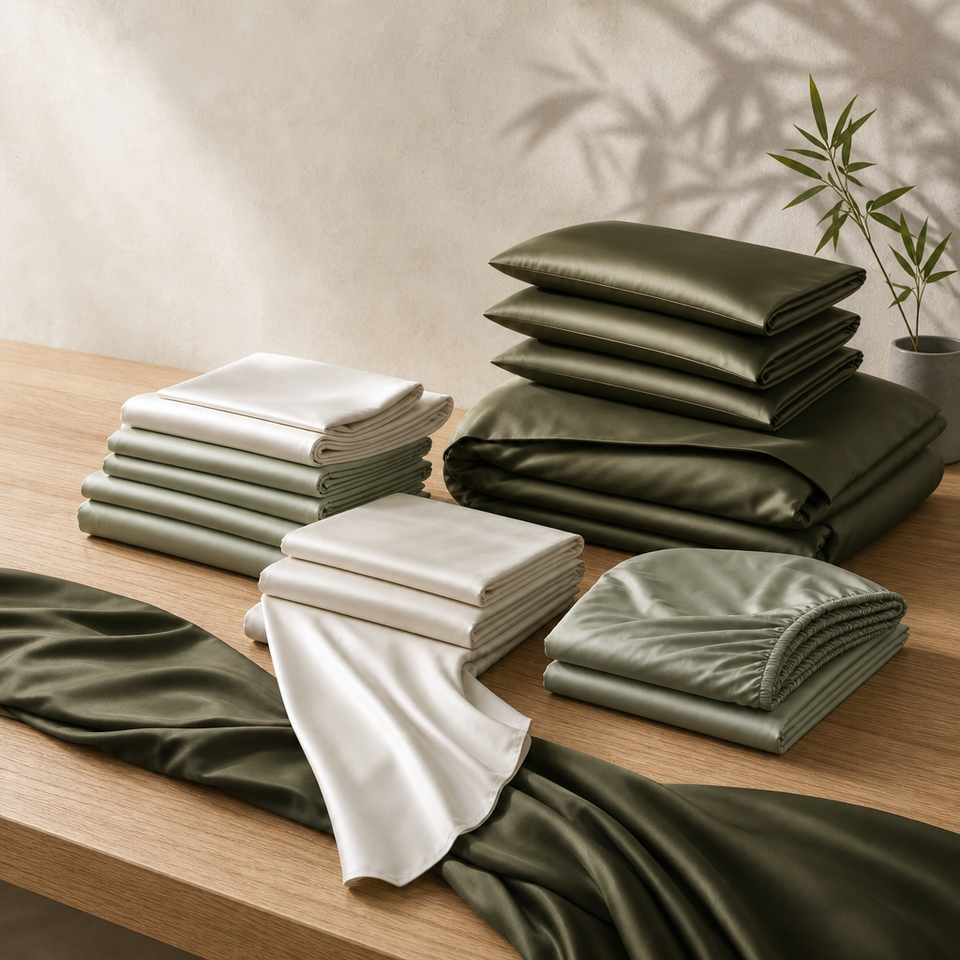 Bulk Custom Logo Biodegradable Soft Touch Sustainable 400TC 100% Tencel ...