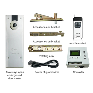 Ouvre-porte automatique moderne à battant avec télécommande Nouveau <span class=keywords><strong>moteur</strong></span> et ressort de plancher enterré Porte pivotante automatique souterraine - Product Image 2