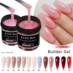 Gel UV/LED para Uñas ZYZC, 100g, Fórmula No Tóxica, 13 Colores Disponibles, para Uso Profesional y DIY - Product Image 1
