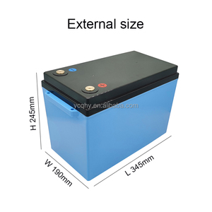 Boîtier de batterie ABS QHY314Ah, étanche IP54, pour la fabrication de batteries solaires DIY, noir et bleu, certifié ISO ROHS - Product Image 3
