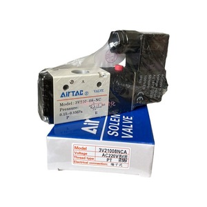 Válvula Solenoide AirTAC 3V210-08-NC AC220V, Puerto de 1/4 Pulgada, Temperatura Normal - Product Image 1
