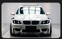 Conjunto de Faros Delanteros para BMW E90 05-12, Modificados con Nuevos Faros LED, Luces de Circulación Diurna e Intermitentes