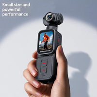Caméra sportive de poche 5K HD avec stabilisateur, écran tactile 1,69 pouces, anti-tremblement pour activités de plein air, Vlog, carte TF, rotation 90/270°