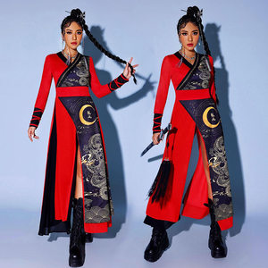 Conjunto <span class=keywords><strong>de</strong></span> <span class=keywords><strong>Disfraz</strong></span> <span class=keywords><strong>de</strong></span> Danza Jazz para Mujer, <span class=keywords><strong>de</strong></span> Seda/Algodón <span class=keywords><strong>Chino</strong></span>, para Actuaciones <span class=keywords><strong>de</strong></span> Percusión, Escenario, Reuniones Anuales, Ropa <span class=keywords><strong>de</strong></span> Calle y Club - Product Image 2