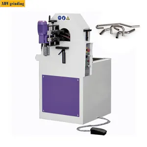 ADV 108 Best Curved Tube Finishing machine round pipe polishing machine with automatic feeding