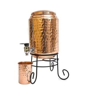 Distributeur d'eau pour cuisine Ayurveda avantages pour la santé distributeur de boissons accessoires pour boire pratique cuivre métal - Product Image 5