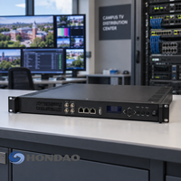 Passerelle IPTV 24 canaux avec tuner RF ASI et double sortie IP pour tête de réseau FTTH