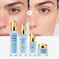 Ensemble de soins de la peau coréen bio avec acide hyaluronique et vitamine C, sérum et crème éclaircissants anti-âge pour adultes, tous types de peau