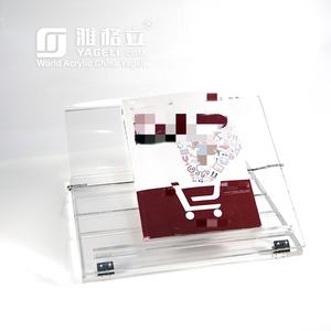 Soporte de acrílico ajustable personalizado estable para libro confuciano chino y Biblia - Product Image 3