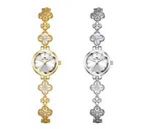 BS FA1676 Hot Selling Fashion Leaves Shape Diamond Exquisite Ladies Quartz Watch