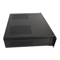 Boîtier de serveur PC 2U 19 pouces pour montage en rack, carte mère ATX, avec alimentation, profondeur 380 mm, 400 mm, 480 mm, châssis en aluminium
