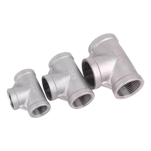 304/316l נירוסטה חומרה חיבור ישיר מים צינור T-סוג 4 6 1 אינץ '2 חוט פנימי tested 4 דקות 6 דקות - Product Image 2