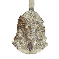 Pendentif Hip-Hop Personnalisé en Argent S925, Test Diamant Approuvé, Coupe Excellente, Diamant Moissanite VVS, Pendentif Jésus 3D