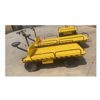 Carro equipaje Coche plano eléctrico Transpaleta eléctrica Batería de 4 ruedas Carro mejor precio 1 tonelada