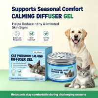 Gel calmant pour chats formulé par des vétérinaires, facile à appliquer, vente en gros