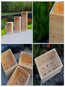 Vườn Nguồn Cung Cấp Gỗ <span class=keywords><strong>Planter</strong></span> Hộp Cho Rau Hoa Nâng Cao Gỗ Lớn Trồng Hộp Cho Bảo Vệ Môi Trường LED - Product Image 5