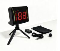 Radar Kecepatan Olahraga Grosir, Speedometer Plastik untuk Bulu Tangkis, Tenis, Bisbol, Golf & Sepak Bola