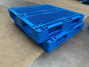 Euro Reversible Grid 1000*1000mm Paletas de plástico de doble cara Entrada de 4 vías para almacenamiento apilable en estanterías - Product Image 4