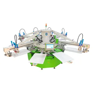 Fábrica Fornecer Diretamente Máquina de serigrafia automática 6 cores 10 estação