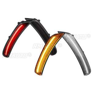 4pcs Car Front Rear Bumper Side Marker Repeater Light for Dodge Charger 2015-2018 Fender Wheel <b>Arches</b> Turn Signal Blinker <b>Lamp</b> - Product Image 2