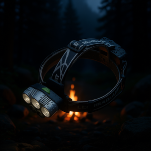 Linterna Frontal LED D0100XTZAPY de 20000 Lúmenes, Recargable, 6 Modos, Luz Blanca Regulable, Aleación de Aluminio, para Camping, Ciclismo, Caza y Actividades al Aire Libre - Product Image 2