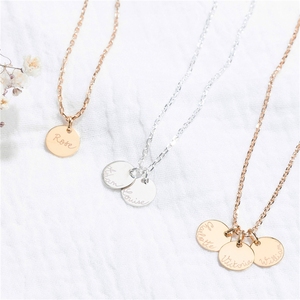 Inspire Jewelry Collana in Acciaio Inossidabile con Incisione Personalizzata - Design a Tre Ciondoli, Logo Personalizzato, Gioielli Vuoti all'Ingrosso - Product Image 4