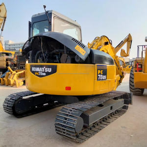 Excavadora de cadenas pequeña Komatsu PC78US usada, 7 toneladas, motor y caja de cambios japoneses, modelo 2022 - Product Image 3