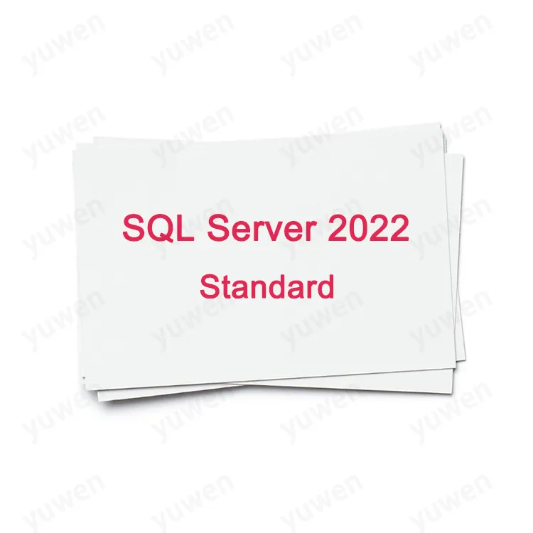 Chave de licença padrão genuína para SQL Server 2022 Ativação online Chave original enviada pela página de bate-papo Ali para SQL Server 2022 vitalícia