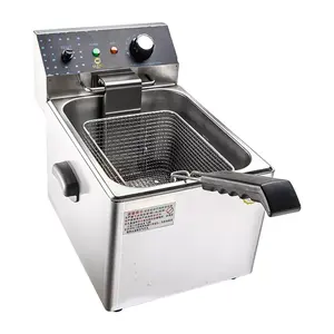 double tank donut chicken fryer french frying machine commercial Industrial electric deep fryers