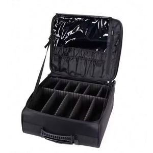 Échantillon Gratuit : Trousse de Maquillage Professionnelle en Oxford avec Poignée Extensible, Boîte de Rangement Grande Capacité pour Maquillage, Nail Art et Tatouage - Product Image 2